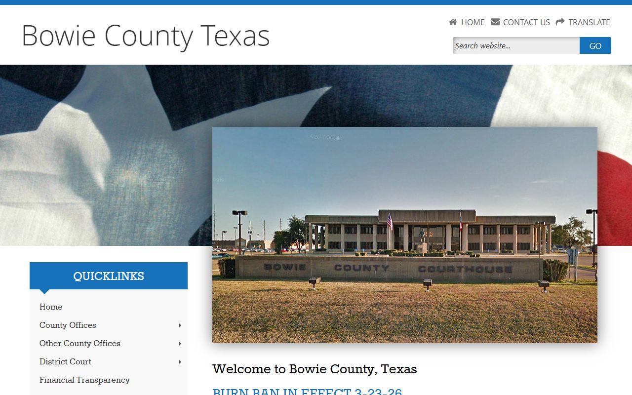 Bowie County marriage license information
