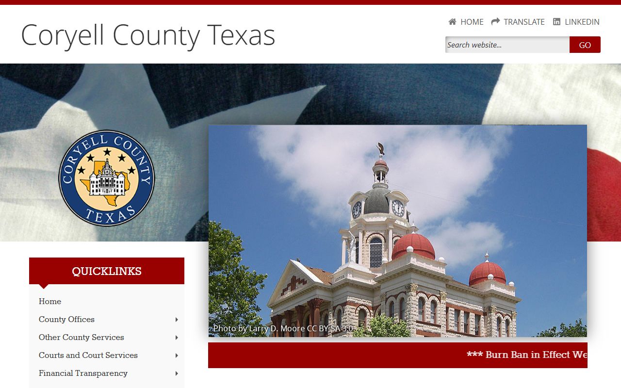 Coryell County marriage license information
