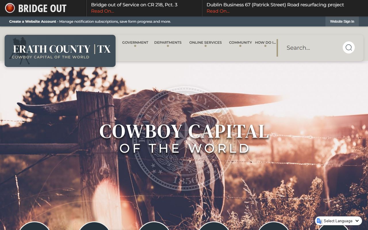 Erath County marriage license office Stephenville Texas