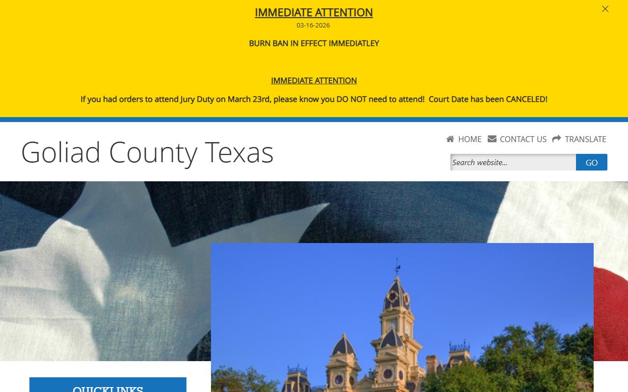 Goliad County marriage license clerk office