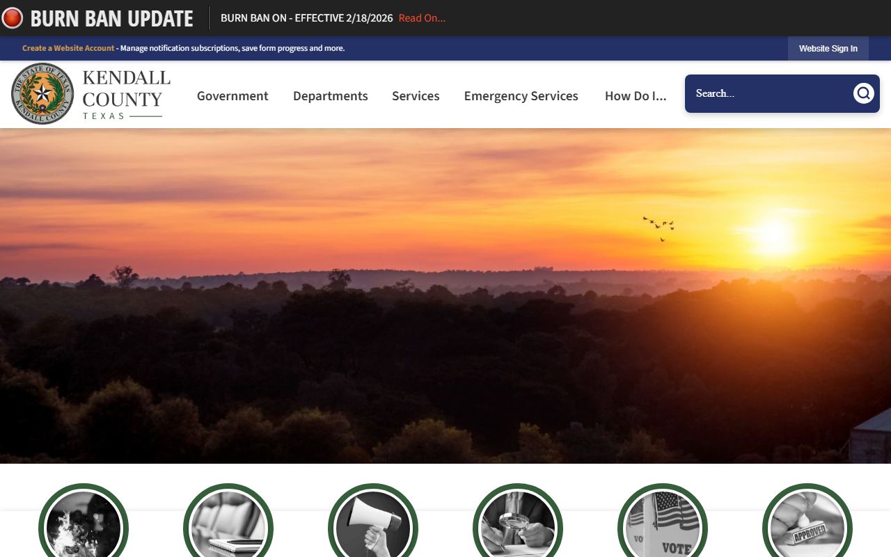 Kendall County marriage license office in Boerne