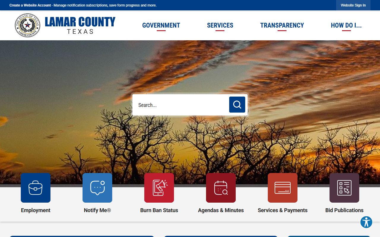 Lamar County Marriage License office information