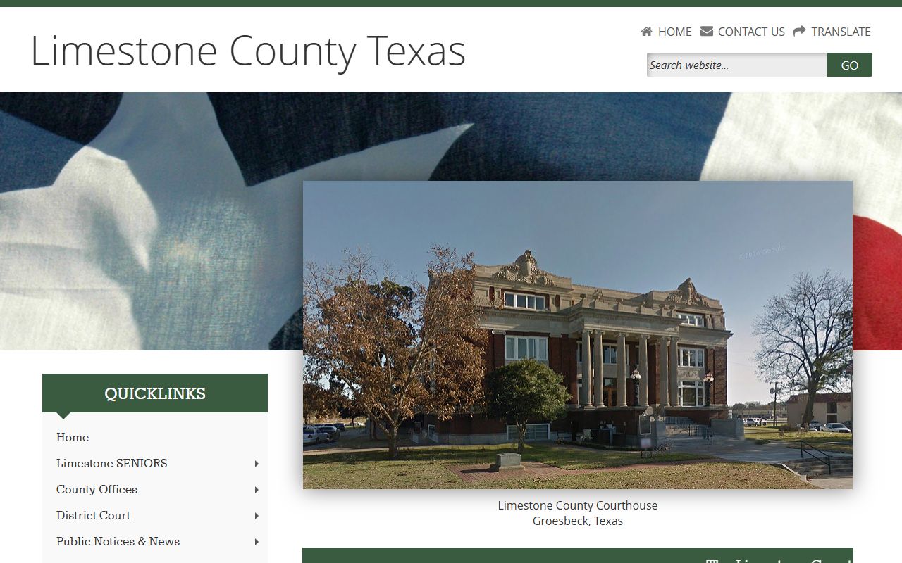 Limestone County marriage license clerk office information