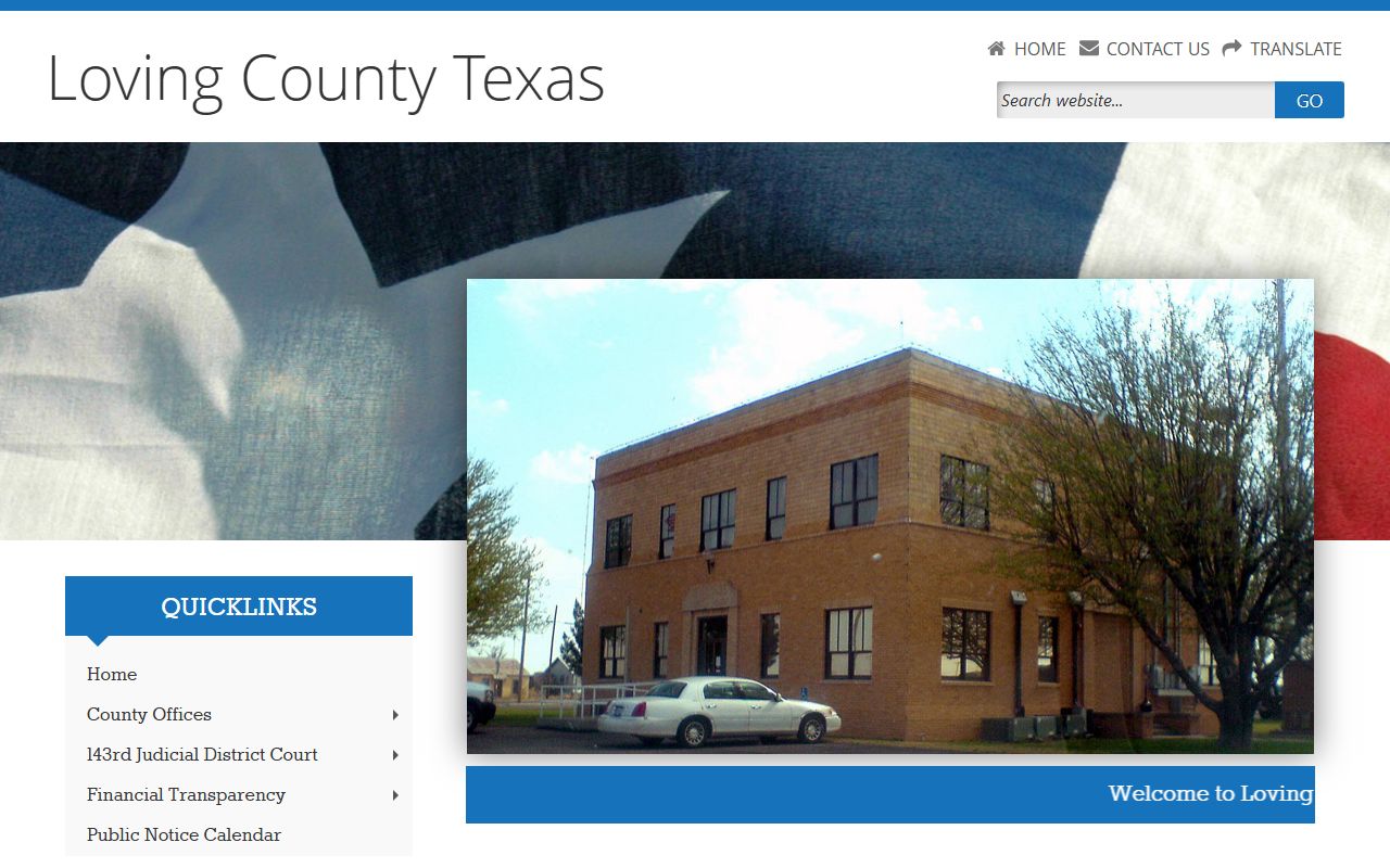Loving County Texas marriage license information