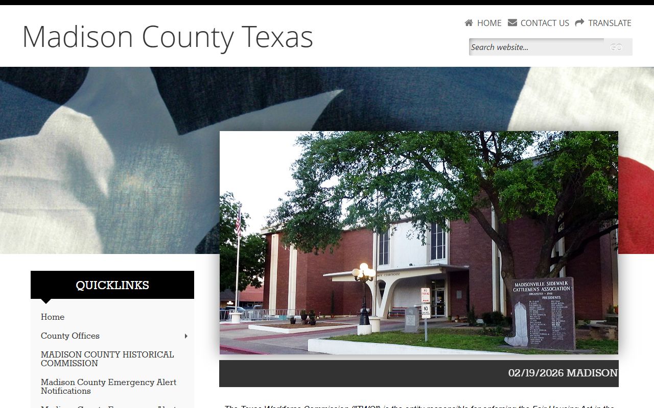 Madison County Texas marriage license office