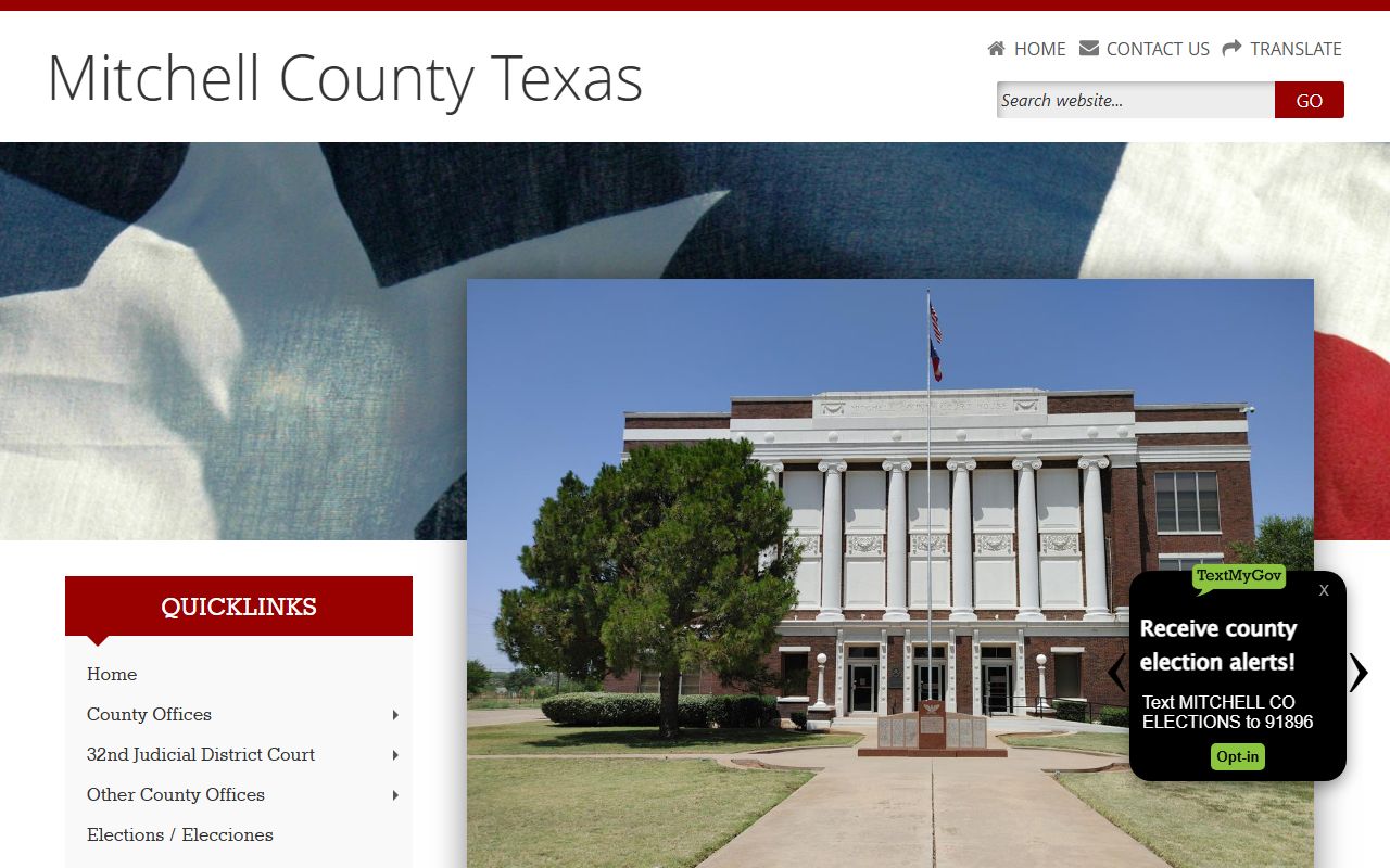 Mitchell County marriage license office information