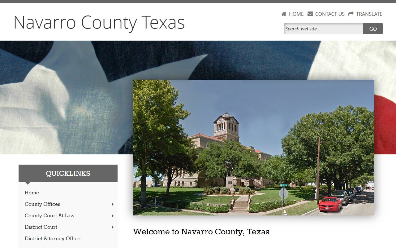 Navarro County marriage license office Corsicana Texas