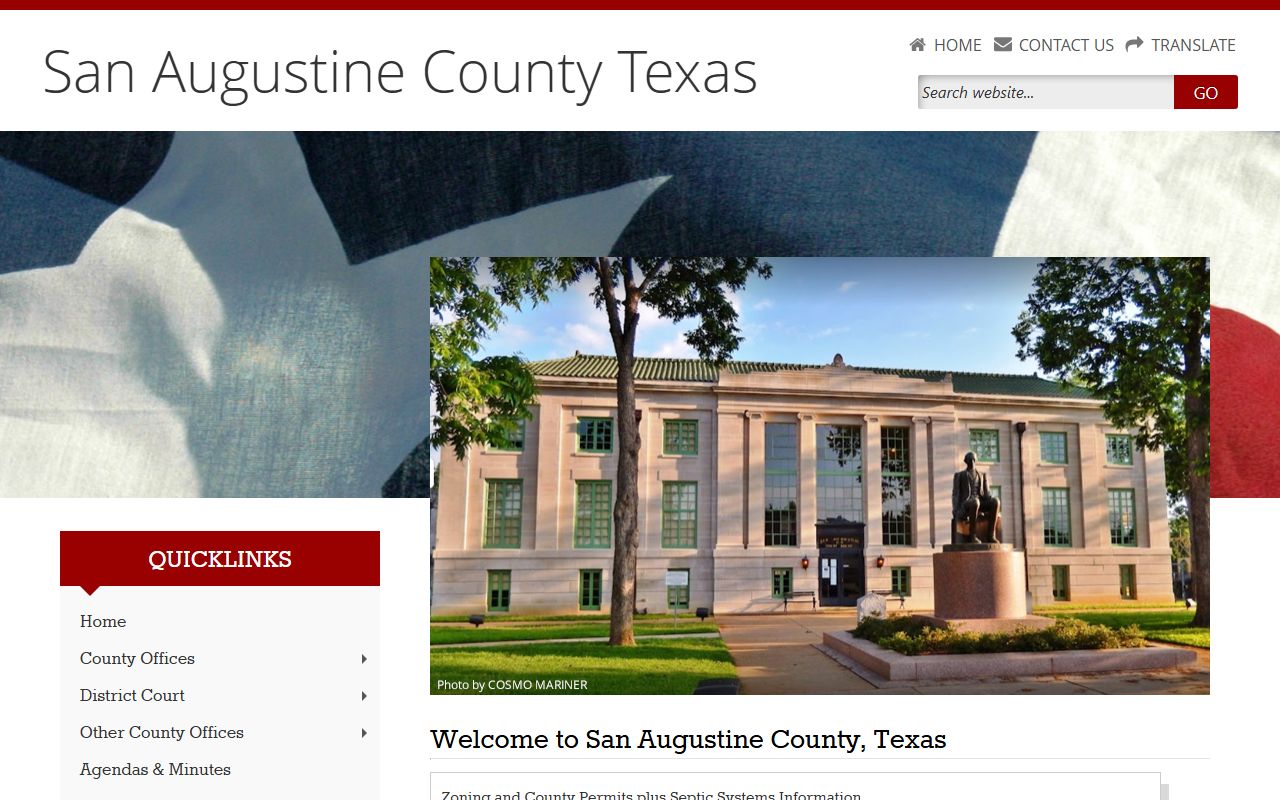 San Augustine County marriage license information